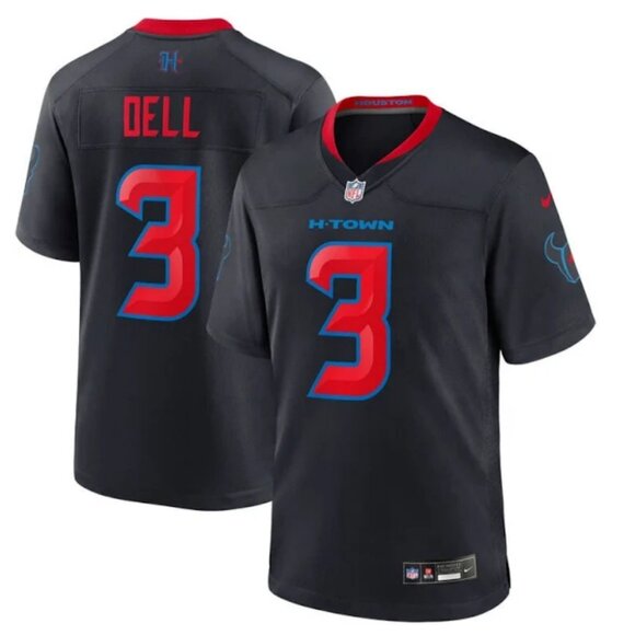 Mens Youths Kids Womens 3 Tank Dell Navy Vapor Limited Stitched Jersey
